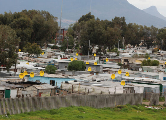 Satellites on houses