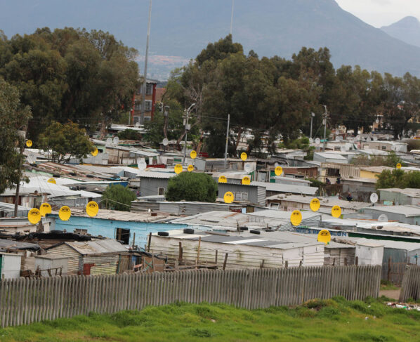 Satellites on houses