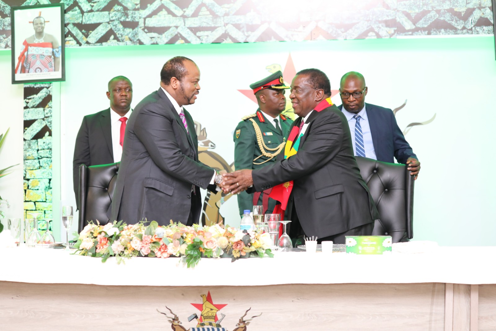 King Mswati III calls for an increase in trade between Eswatini and Zimbabwe