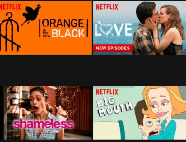 Some of the shows on Netflix