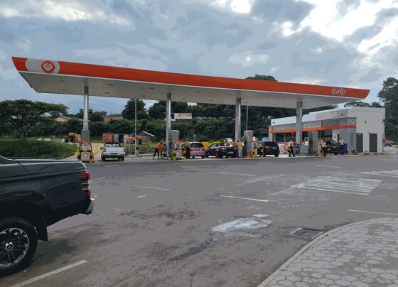 Cars filling up at a Gulp Fuel Station in Eswatini. Picture: Ntokozo Magongo.