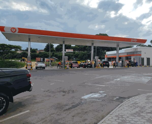 Cars filling up at a Gulp Fuel Station in Eswatini. Picture: Ntokozo Magongo.