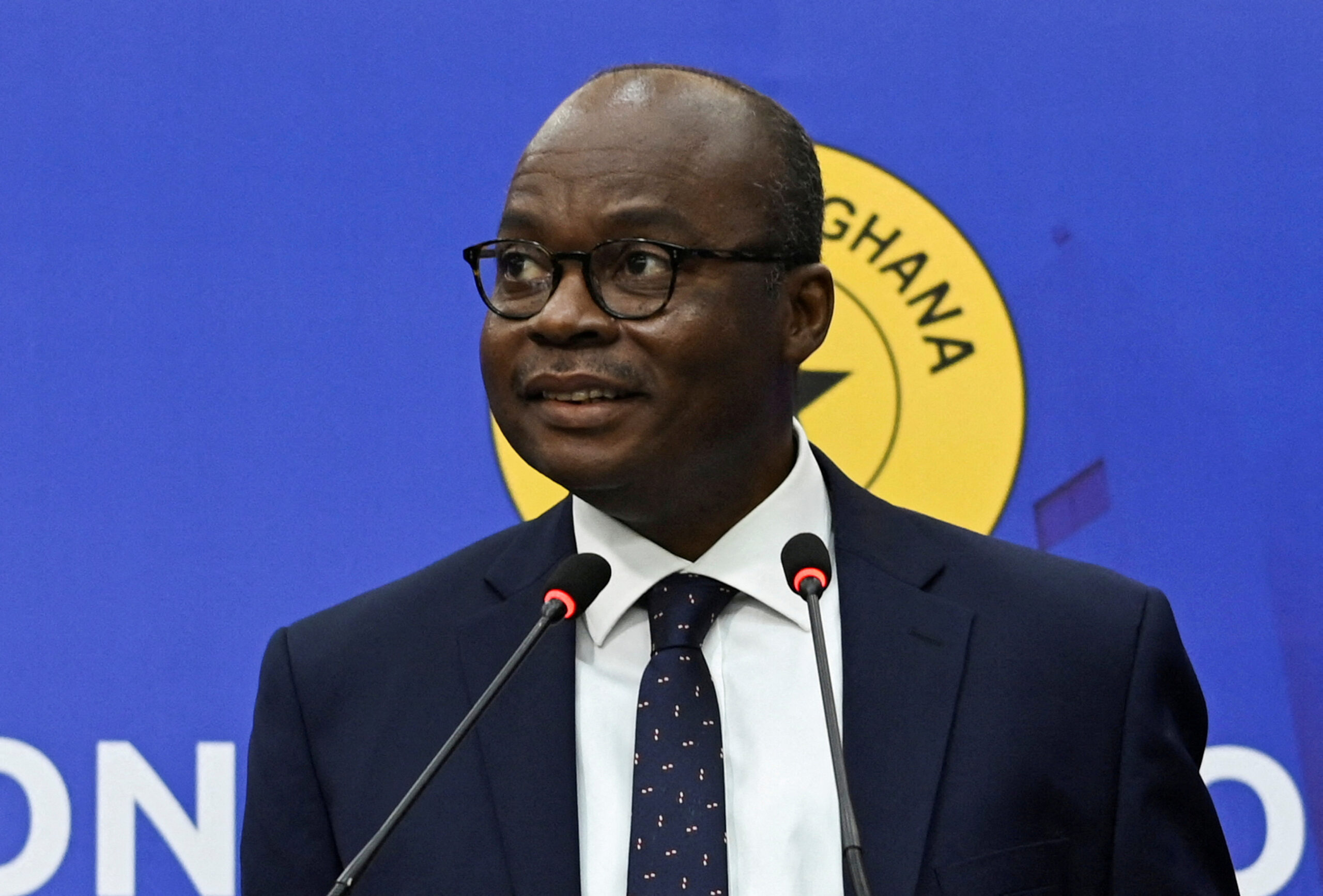 Ghana central bank holds main rate, sees better growth outlook