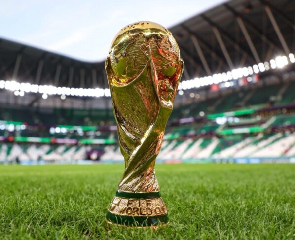 The FIFA World Cup trophy.